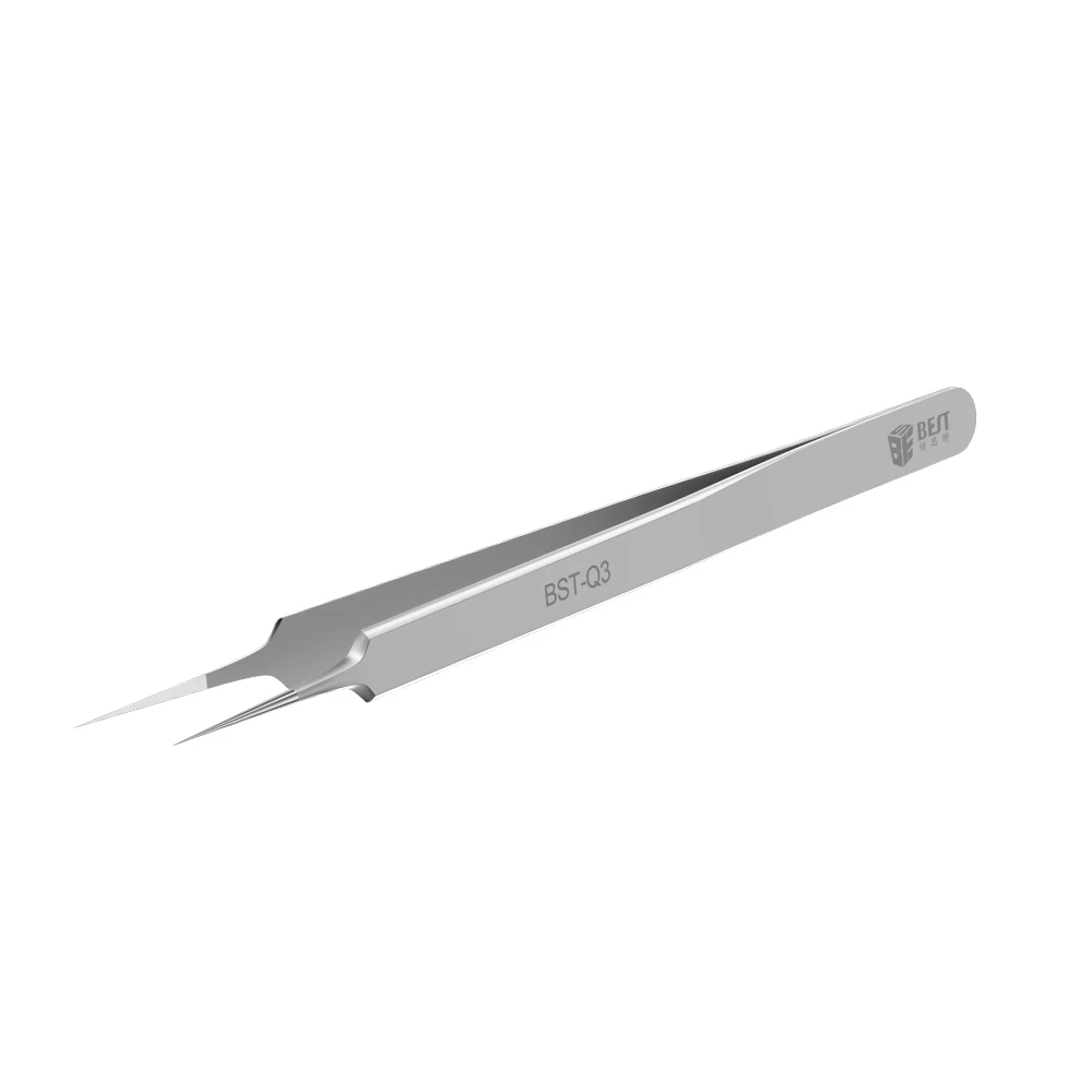 Precision Tweezers ESD Anti Static Soldering Tweezers Phone Repair Tweezers 1Pcs For Micro Soldering Mobile Phone BGA SMD Repair