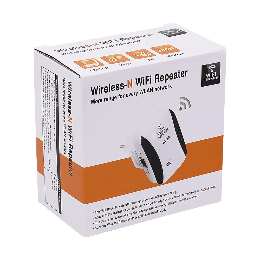 LP300 300M Household Wireless Router Through Walls Repeater Wifi Signal Amplifier The Game Office Antennas Extensi