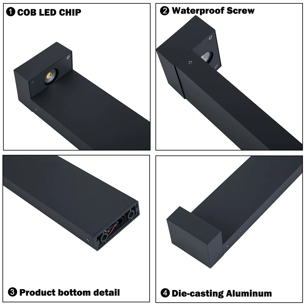 Outdoor waterproof pathway Led garden Lights COB Led Lawn Light 5W LED Bollard lamp for Garden Yard Square Lighting AC100-240V