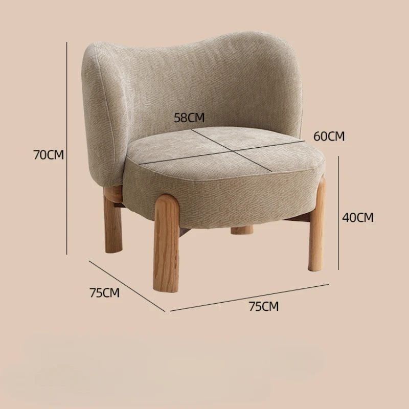 

Office Nordic Chair Makeup Living Room Dressing Salon Chairs For Nail Salon Chaise Lounge Wood Chairs Modern Armchair Mobile