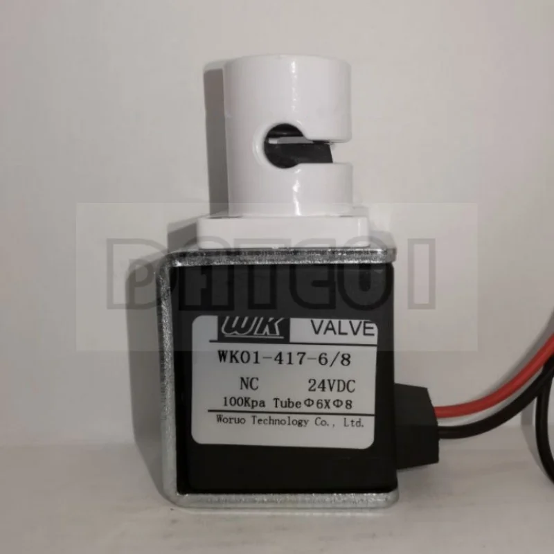 Normalmente Fechado Braçadeira Válvula de Pressão de Quebra do Aperto Micro Válvula Solenóide Diafragma Pitada Quebrar Válvula Globo 24v 12vdc Wk01