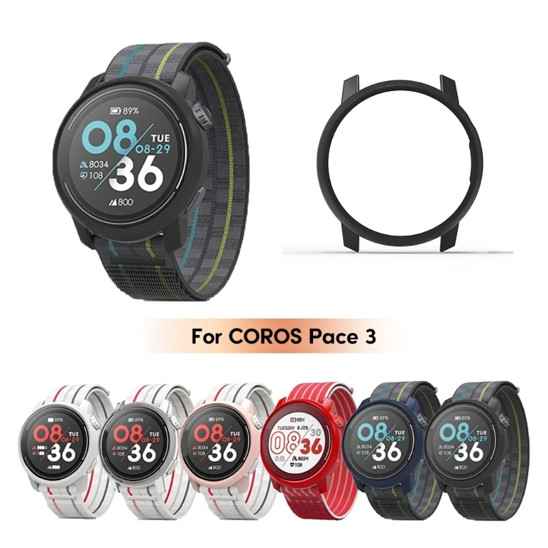 

Защитная пленка для экрана, чехол для смарт-часов Coros Pace 3, защитная крышка, бампер, защитная рамка, корпус от царапин