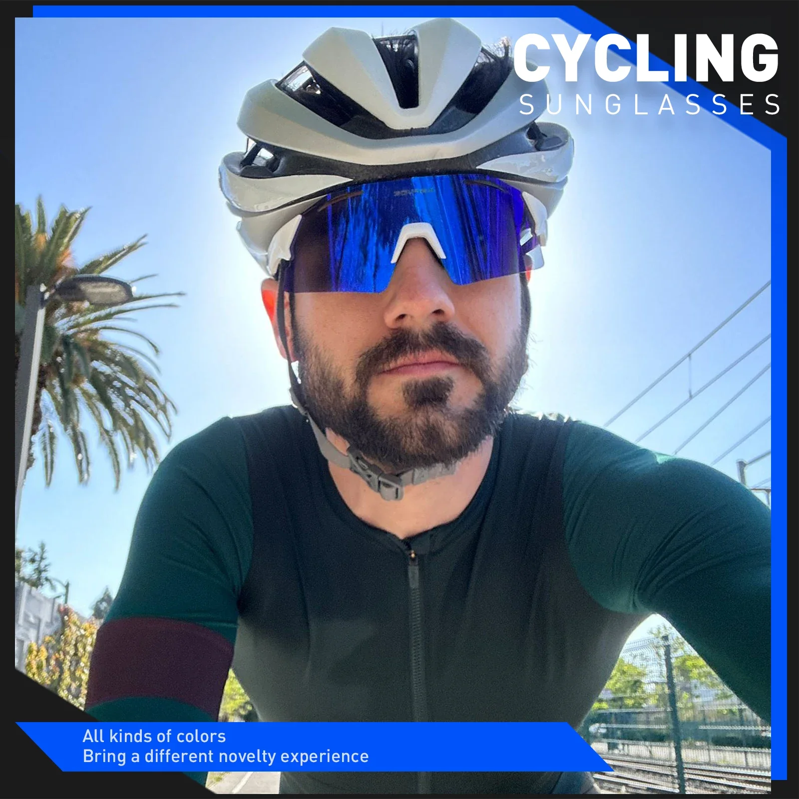 Cycling Sunglasses Cycling Glasses Sun Glasses Bicycle Glasses Sports Glasses Sport Sunglasses Outdoor Men Women Cycling Glasses UV400 MTB Bike Fishing