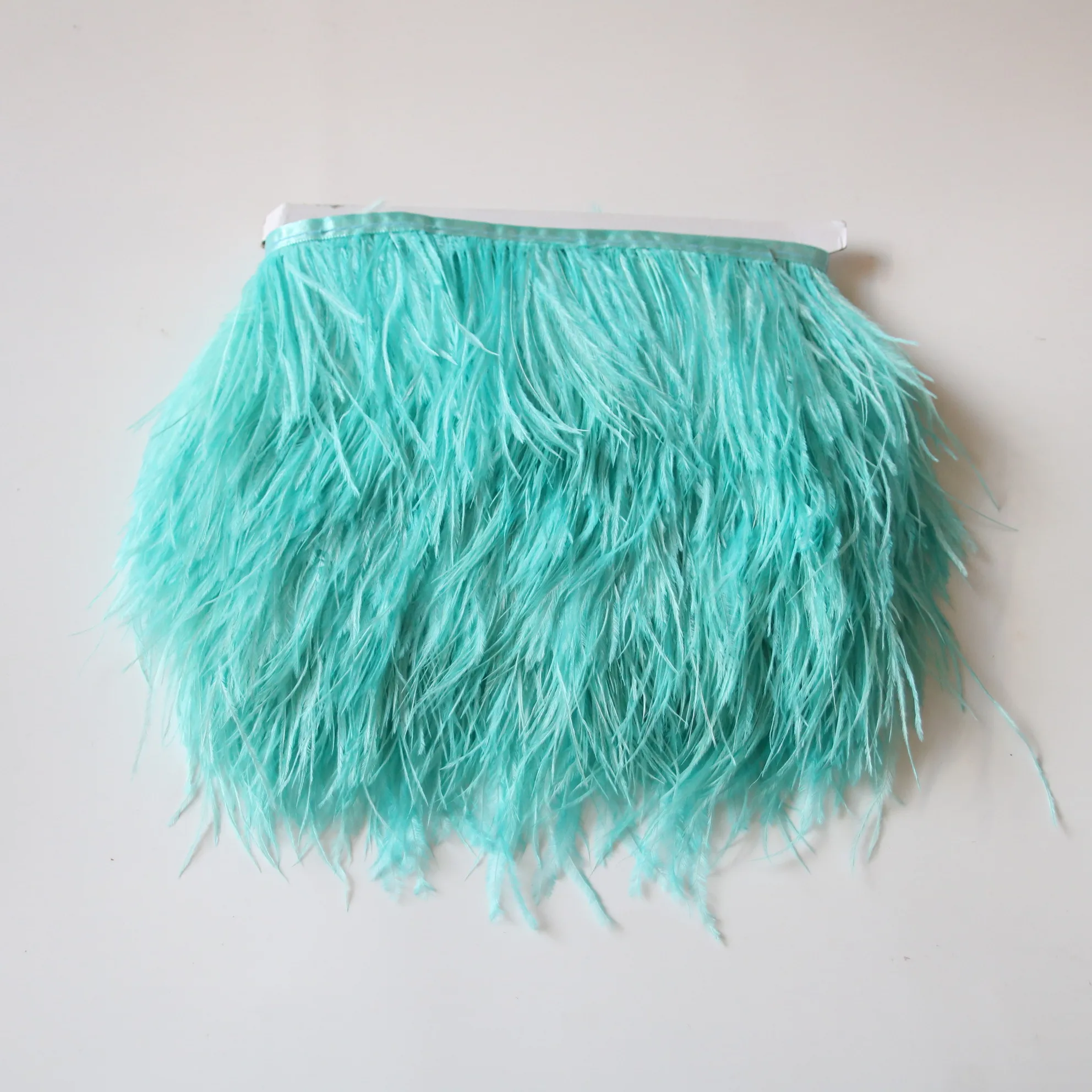 Ostrich Feathers 1/5/10Meters Trim Fringe 8-10CM for Dresses Sewing Natural,craft feathers