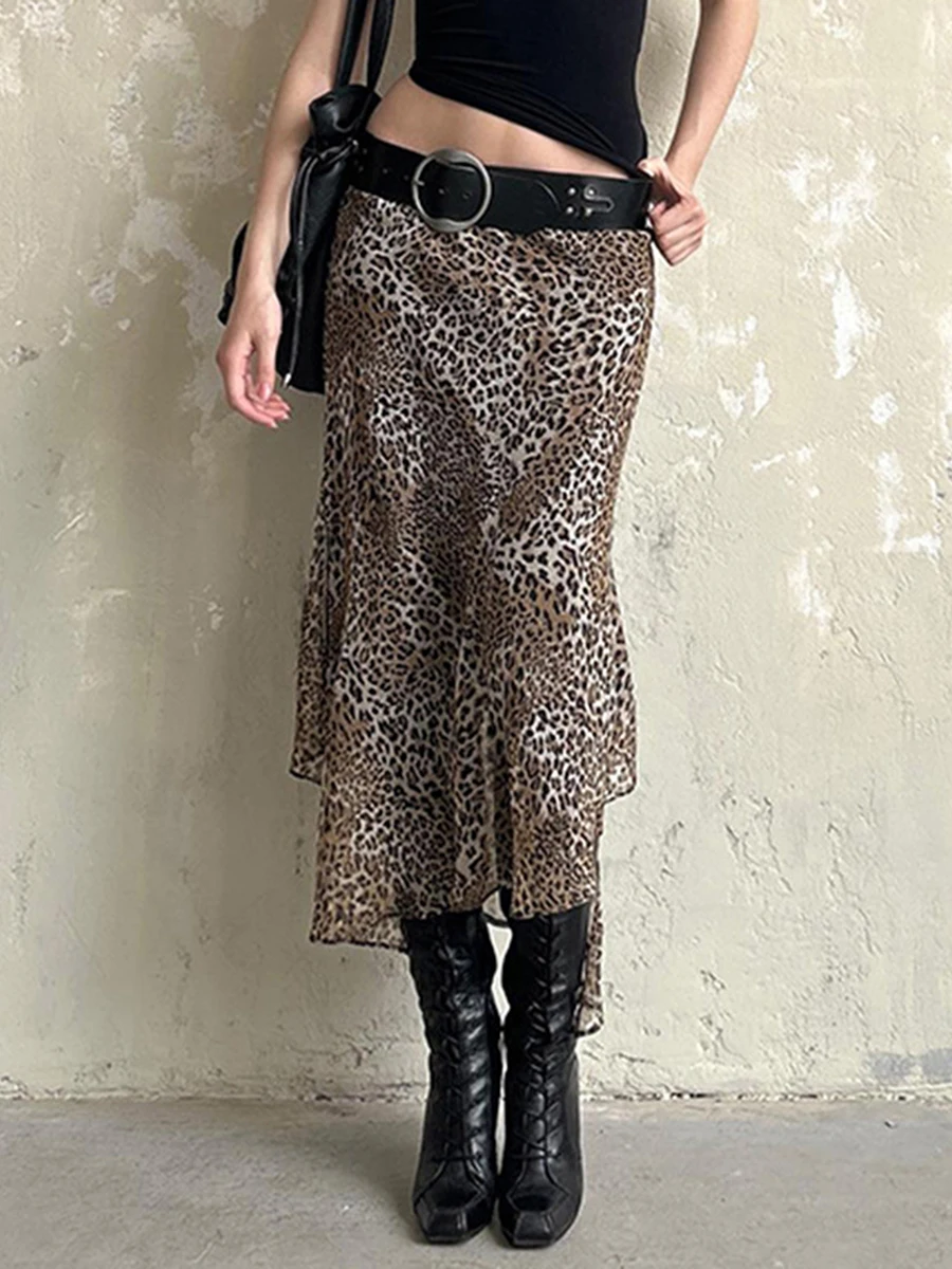 Women s Fashion Pleated Midi Skirts Floral Print High Waist A-Line Skirts Spring Summer Casual Skirts with Pockets