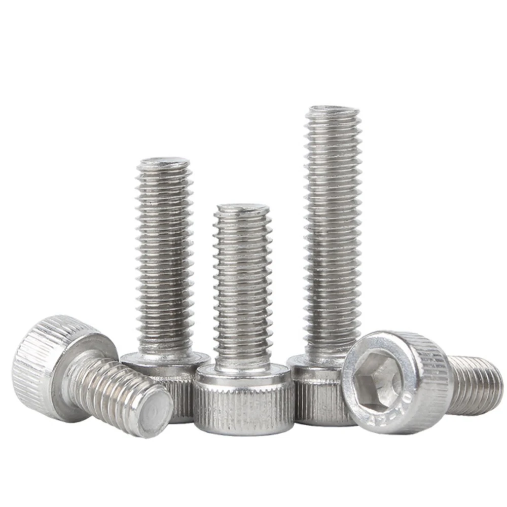 M1.6 M2 M2.5 M3 M4 M5 M6 M8 A2-70 304 Stainless Steel grade 12.9 steel Hexagon Hex Socket Head Cap Allen Bolt Screw 5/10/50Pcs