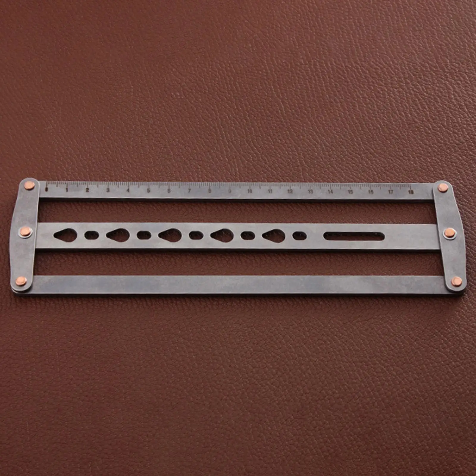 Leather Belt Auxiliary Positioning Punch Ruler Leather Templates Belt End Templates Ruler