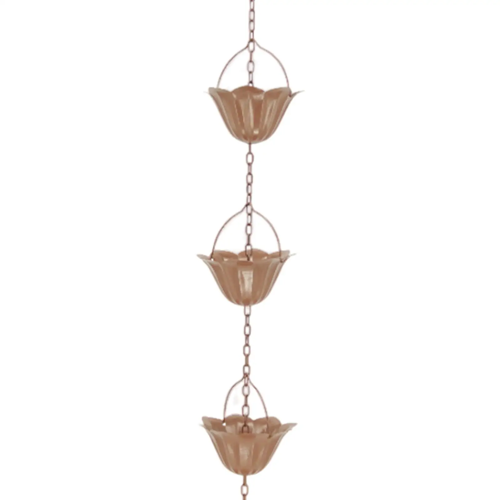 Metal Garden Rainwater Diverter Catcher Chains Decorative Rainwater Diverter