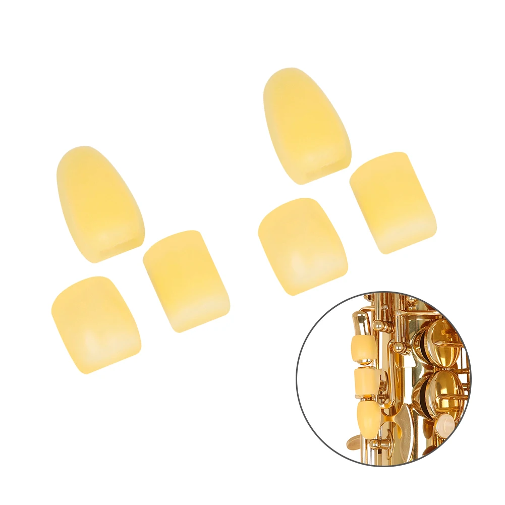 6pcsSaxThumbRestCushionProtectorSoftSiliconeSaxPalmKeySide