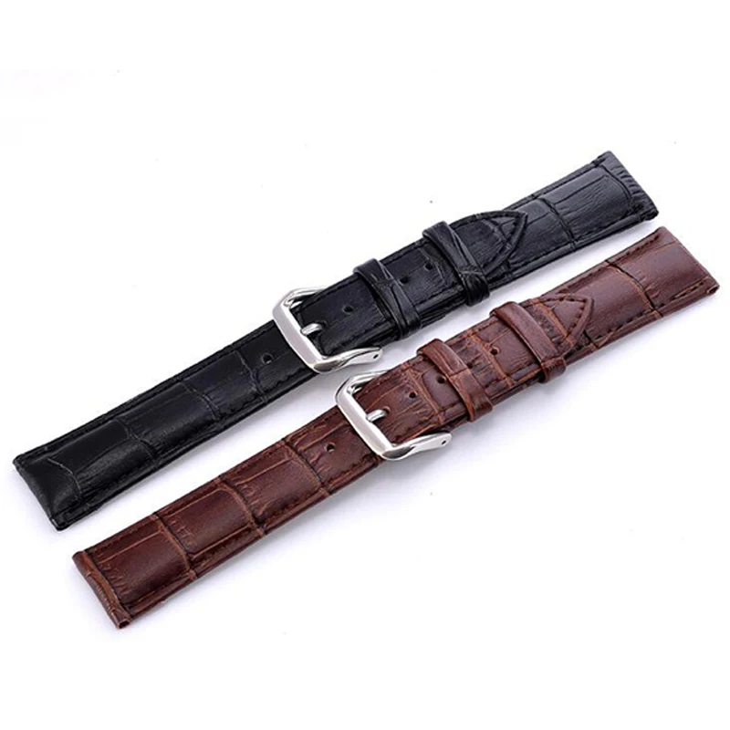 Universal Replacement Leather Watch Belt Strap Genuine Leather Watchband For Men Women 12Mm 18Mm 20Mm 22Mm Watch Accessories