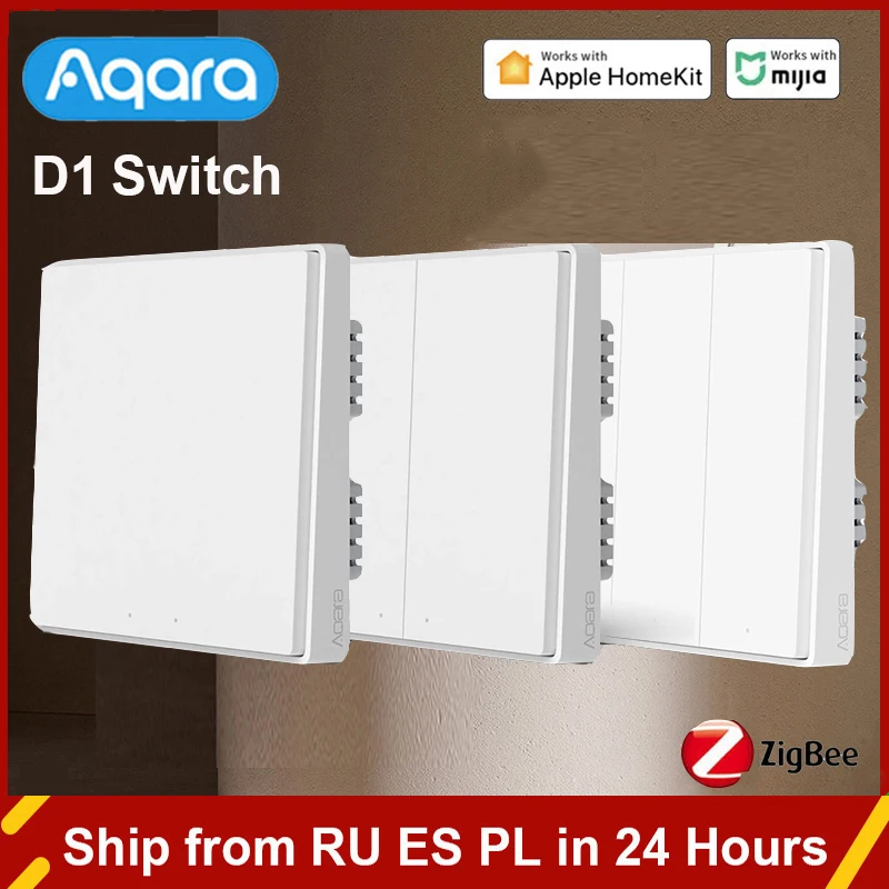 Xiaomi Aqara Wall Switch Smart Home Light Switches Xiaomi Aqara D1