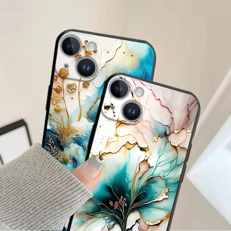 Luxury Marble Soft TPU Shell Phone Case