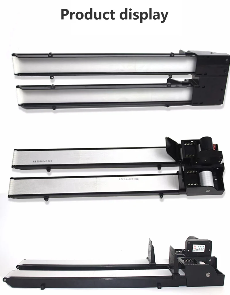 24V Mini Vending Machine Conveyor Belt System - 33 Lbs Load, Seamless Fiber Belt, 38.7" Circumference