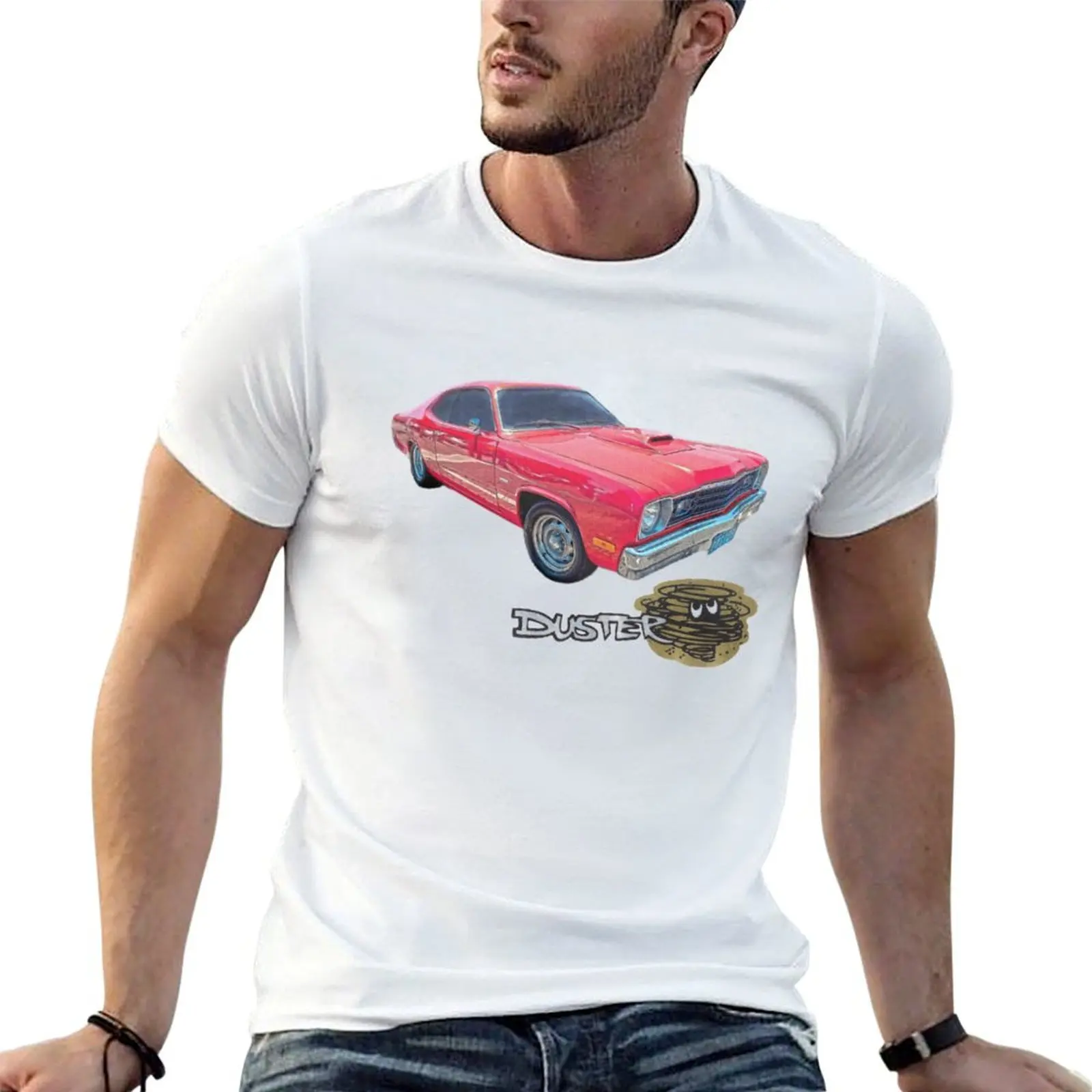 

1973 Plymouth Duster T-shirt aesthetic clothes for a boy T-shirts for men cotton