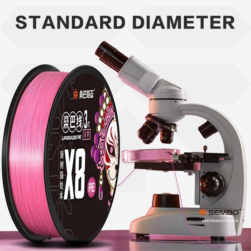 Sembo 8x Geflecht Angelschnur die zuverlässig ste Super Line X8 Performance Faser, überlegene Knoten festigkeit, abriebfest – Detail 5