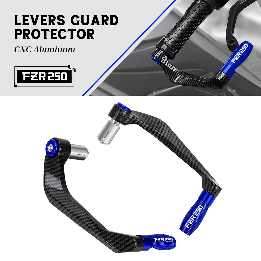 

22mm Motorcycle Access Handle bar Grips End Brake Clutch Levers Protection Guard For Yamaha FZR250 FZR 250 1986 1987 1988 1989