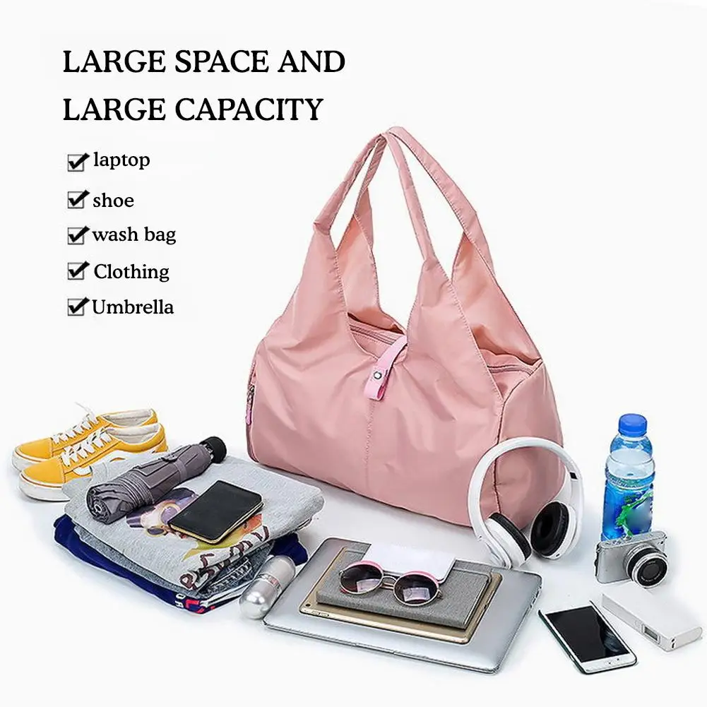 1 Pc Multifunctional Gym Bag Yoga Mat Shoulder Straps Large Capacity Multiple Pockets Waterproof Sports Fitness Bags 48*25*21cm