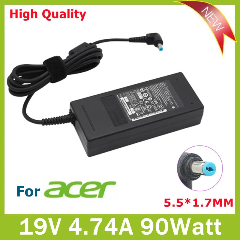 

19V 4.74A 90W 5.5x1.7mm Laptop Adapter Charger for ACER ASPIRE 5750G 5755G 7110 9300 E1-531 E1-571G M5-581G V5-571P 4925G Power