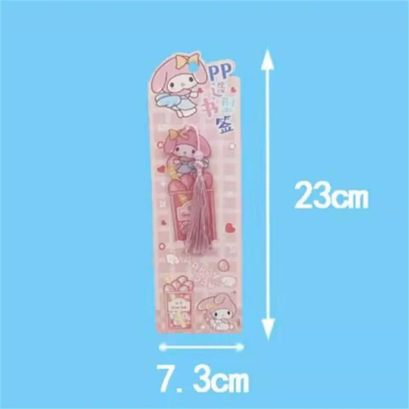 산리오 멜로디 쿠로미 폼푸린 북마크, 귀여운 책 마크, 학교 사무용품, 문구 선물, 32 개/로트