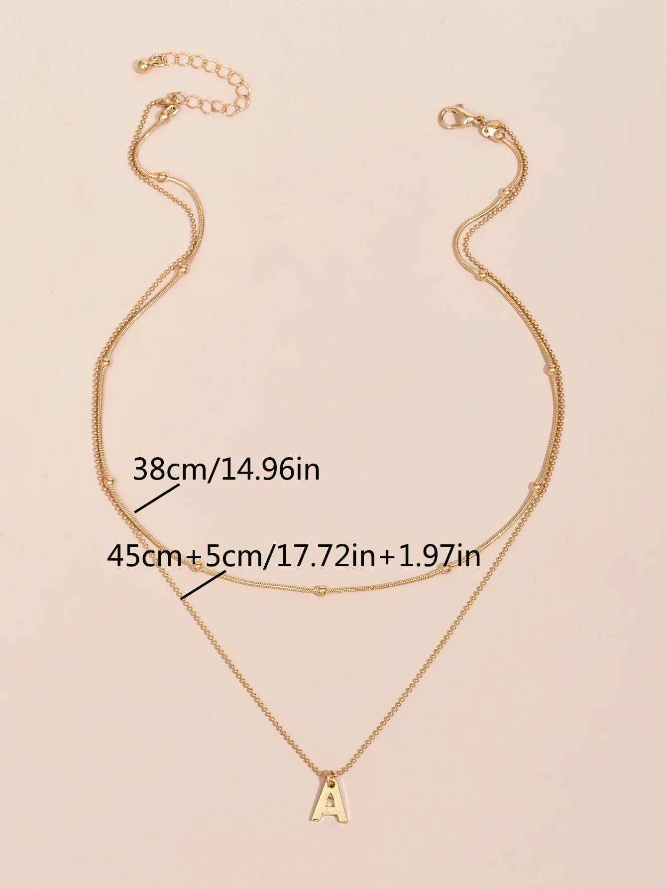 Hot Classic A Initial Letter Pendant Necklace Women Simple Stainless Steel Chain Necklace For Women Jewelry Gift Hot Classic A Initial Letter Pendant Necklace Women Simple Stainless Steel Chain Necklace For Women Jewelry Gift