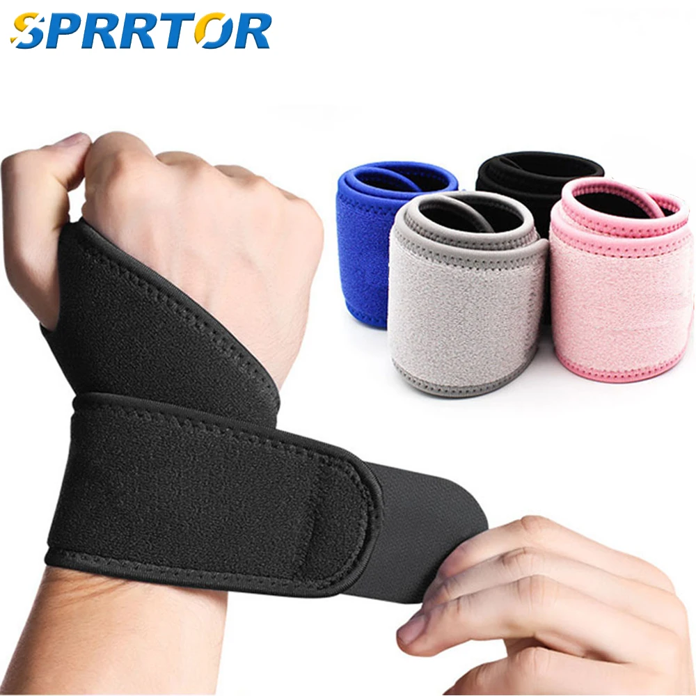 1Pcs/2Pcs Adjustable Wristband Carpal Tunnel Brace Wrist Support Sport Tendonitis Pain Relief