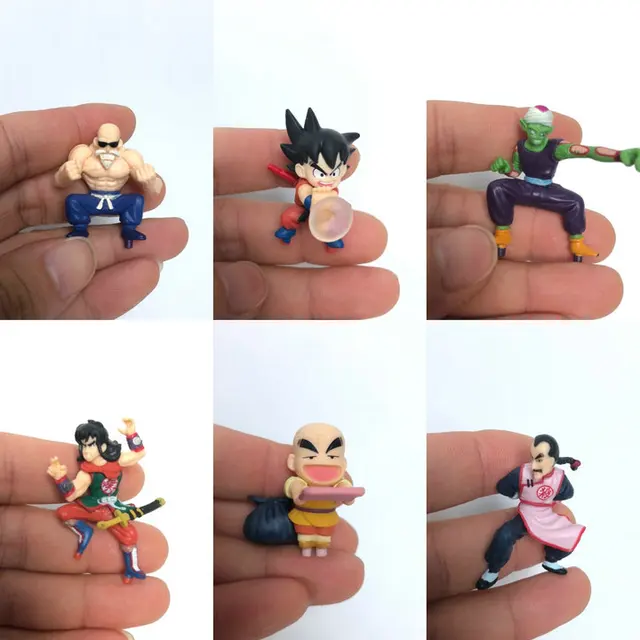 BANDAI Dragon Ball Action Figure Genuine Q Version Tao Pai Pai Piccolo Yamcha Devil Model Rare Out of Print Toy Ornaments 1