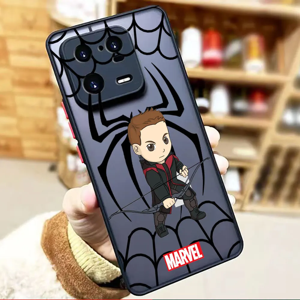 thumbnail image 1 of Funda mate para Xiaomi 13 12 12S 12T 11 11T 10 10T 10S 9 8 6X 5X PRO LITE 5G Funda Coque Shell Marvel Avengers Anime dibujos animados, 1 of 5