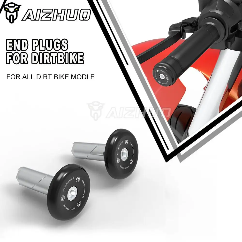 

Motorcycle Handlebar Grips Plugs Caps Handle Bar End Anti Vibration Slider Plug For Yamaha Suzuki Kawasaki Honda Dirtbike Parts