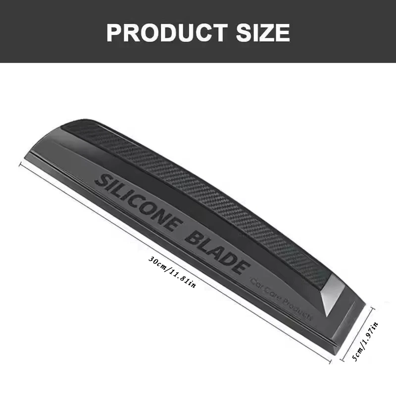 Silicone Car Window Wiper Squeegee Tool for Water Drying