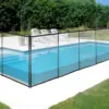 In Ground Black Self-Closing and Removeable Swimming Pool Fence Gate 6
