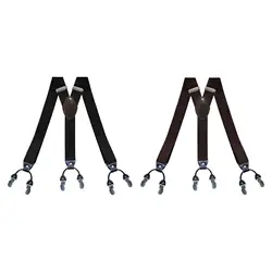 Men Women Suspenders Trousers Suspender Elastic Straps Unisex Adults Y Back