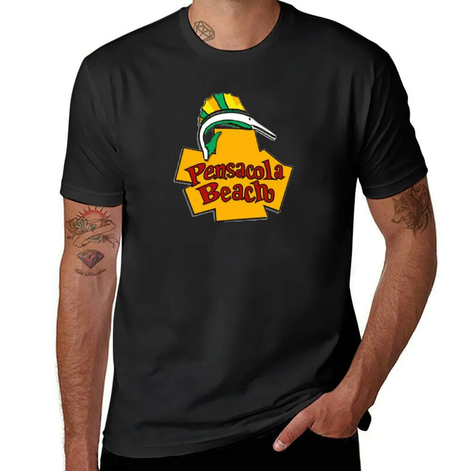 Pensacola Beach - Florida. T-Shirt boys whites Aesthetic clothing boys animal print t shirts for men graphic