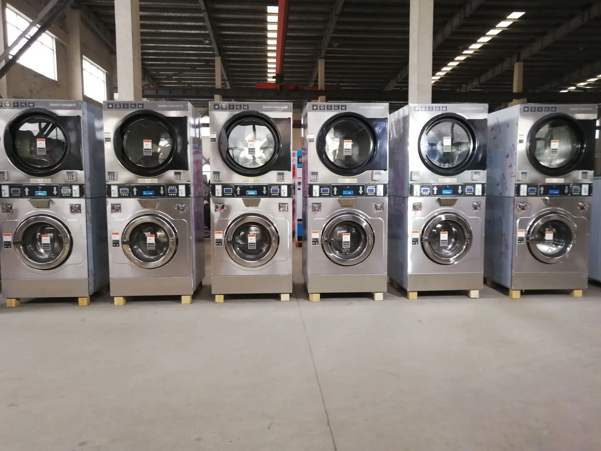 16kg Commercial Coin-Operated Front-Load Washer for Hotel Laundry Washing Machine 5