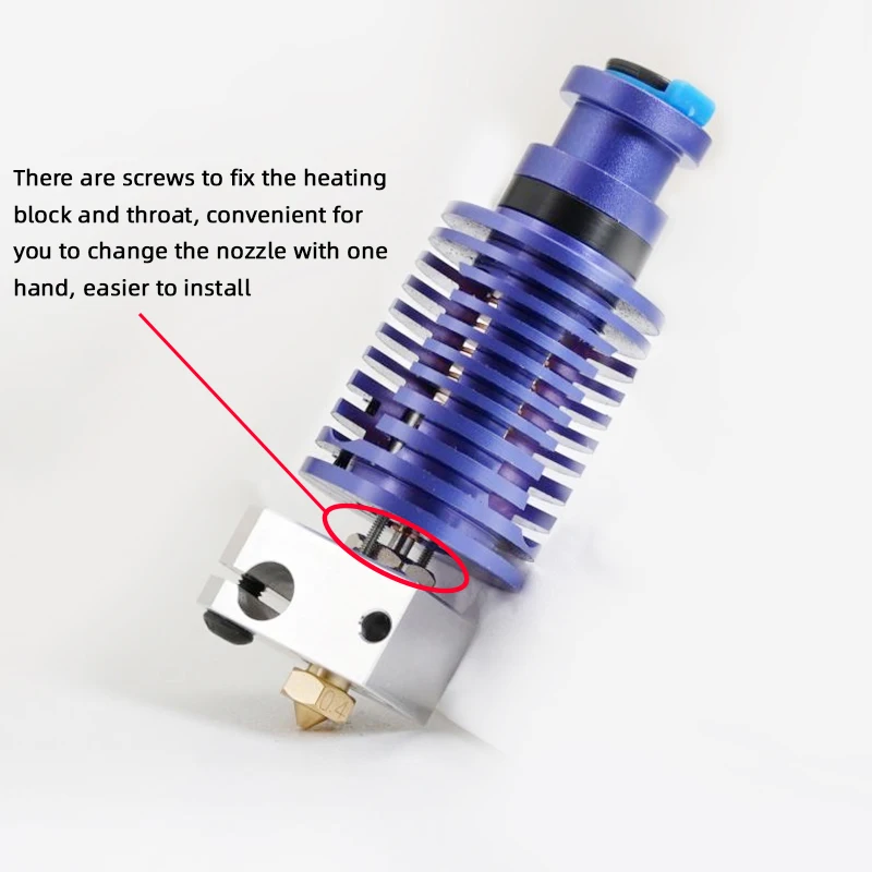 Create Idea 8 Coperture In Silicone Per Hotend Stampante 3D - Blu, Compatibili Anycubic E3D-V5