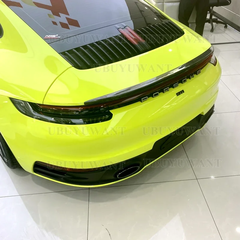 2018 2019 2020 2021 Anno Per Porsche Carrera 992 Spoiler Car Styling In Fibra Di Carbonio Labbro Posteriore Tetto Spoiler Tronco Boot Wing