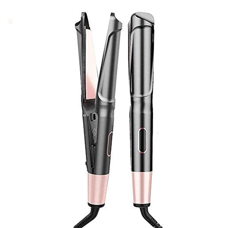 Description Picture 4 of itemProfessional Iron Curling Iron 2 In 1 Hair Curler Coating Hair Straightener Flat Irons Ceramic Hair Curler