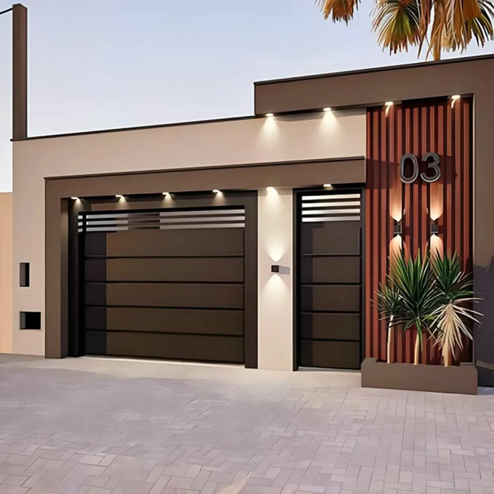 Sixinalu Casement Gates Entrance Door Panel Front Entry Exterior Interior Aluminum Door Home Improvement Decor Custom 2.2x1.2M