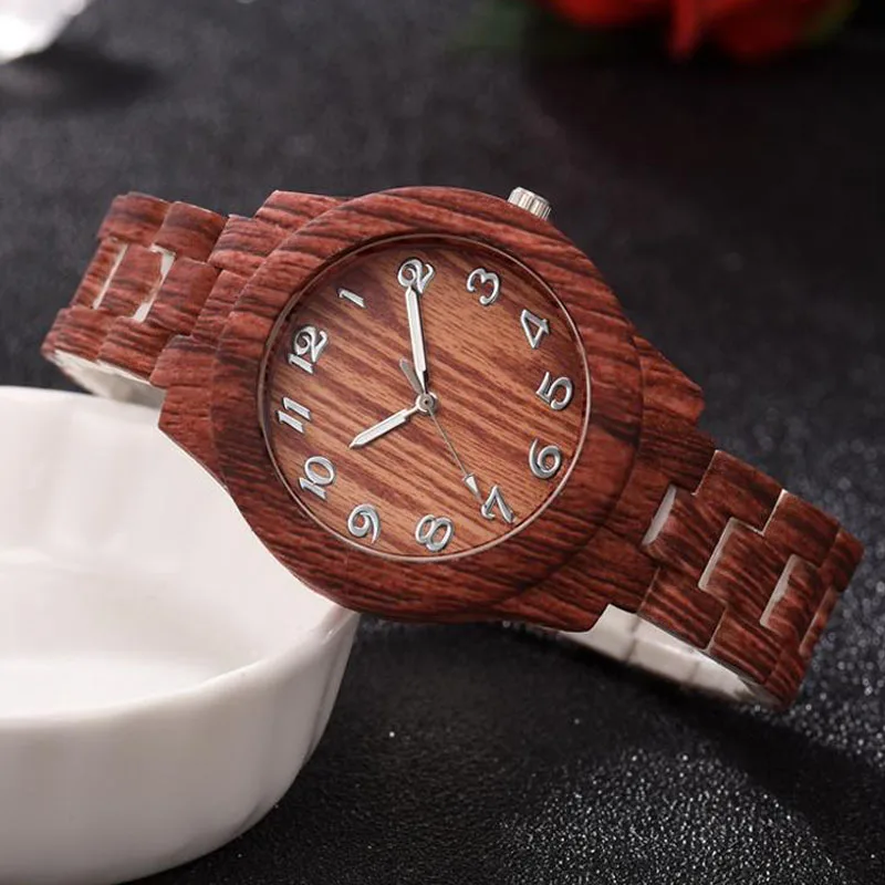 2022 New Fashion orologio in legno orologi da donna cinturino in