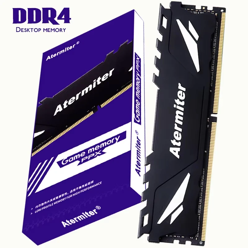 Atermiter DDR4 16GB 4GB 8GB 32GB Desktop Memory Udimm 2133Mhz 2400 2666 3000 3200Mhz 3600 New Dimm Rams PC4 8G 16G desktop ram memory desktop memory