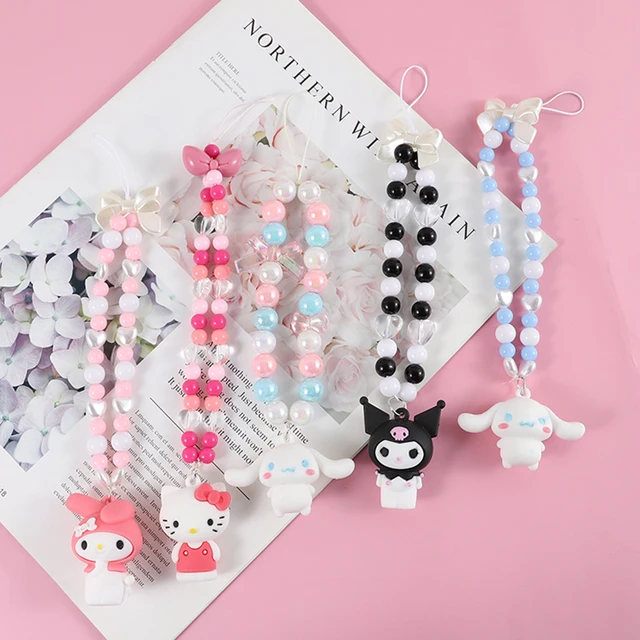 Kuromi Charms Bracelets Sanrio Cartoon Figure Pendant Hand Chains Cute  Kuromi Beads Diy Bangles for Women Fashion Jewelry Gifts - AliExpress