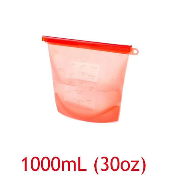 Reusable Silicone Food Preservation Bag - BPA Free, Sealable & Freezer Safe