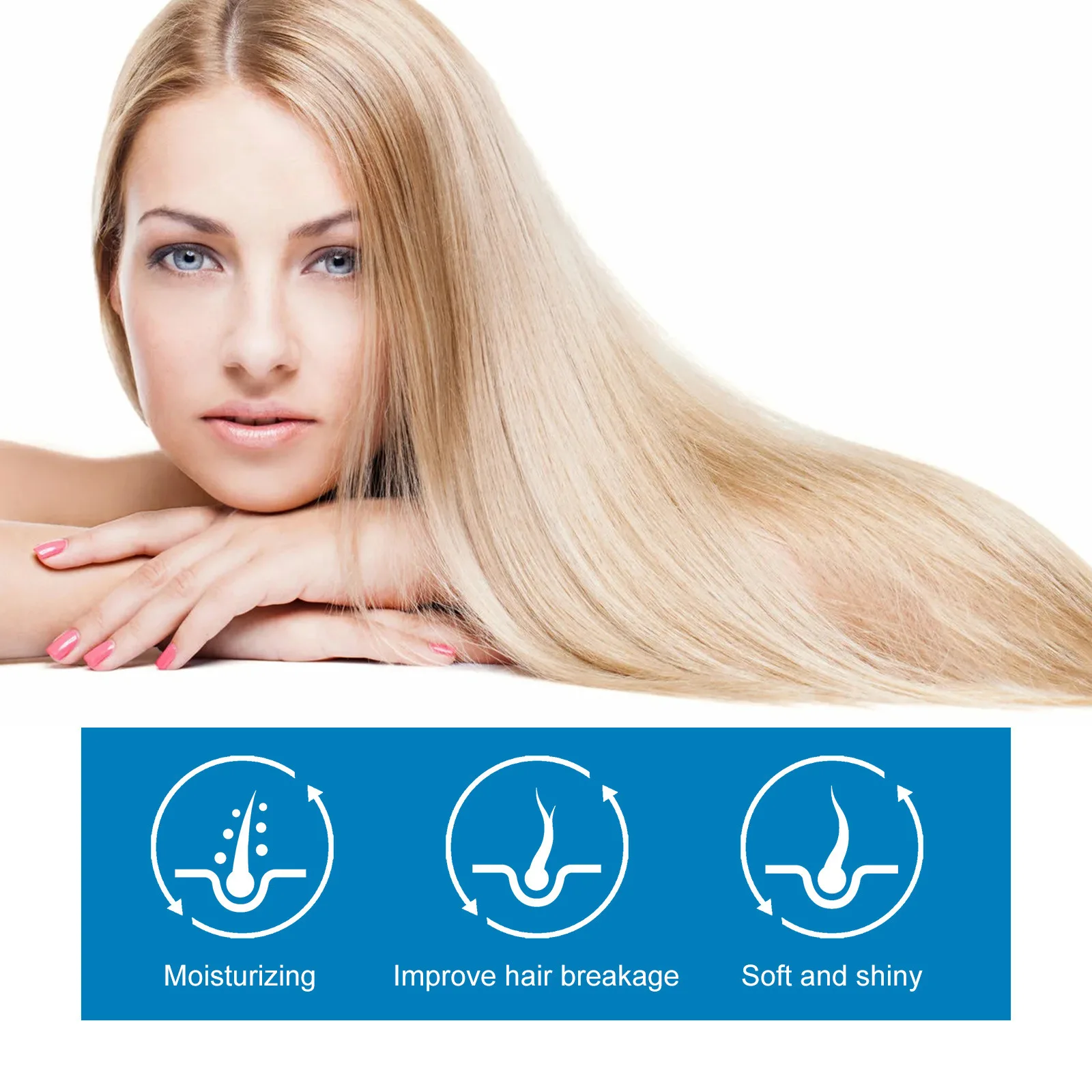 Description Picture 6 of item0.5g*30PCS Hair Care Essence Oil Keratin Argan Hair Care Products Hair Styling Oil Repair Dry Damaged Hair Root Smooth Hair Care