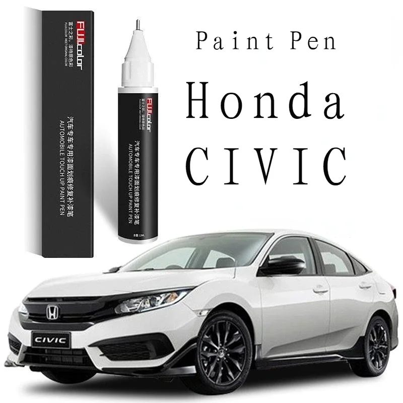 Penna Per Graffi Adatta Per La Penna Ritocchi Civic Di Decima Generazione Crystal Brilliant White Dark Gold Blue Honda Civic