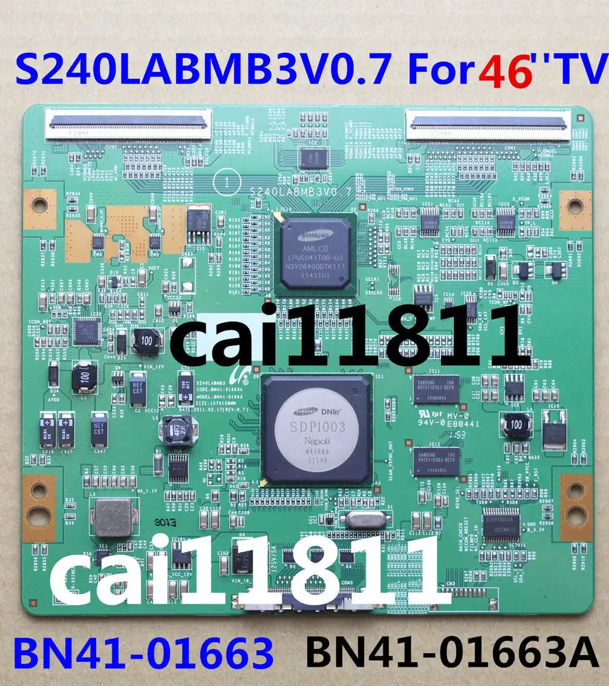 

Для T-Con Board Samsung S240LABMB3V0.7 BN41-01663 для 46 ''TV