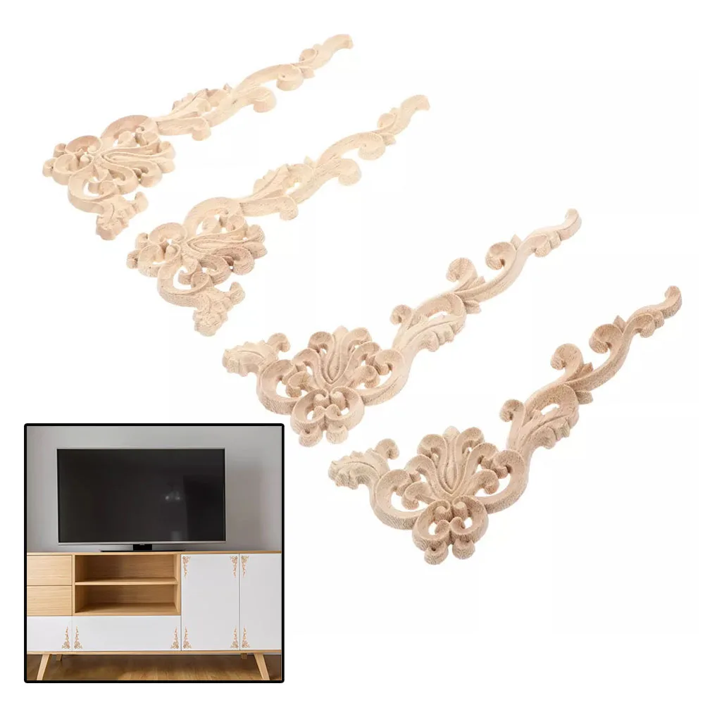 

Decoration Carved Wood Corner Decals Carved Wood Corner Decoration Exquisite Wood Onlay Sturdy And Long Lasting