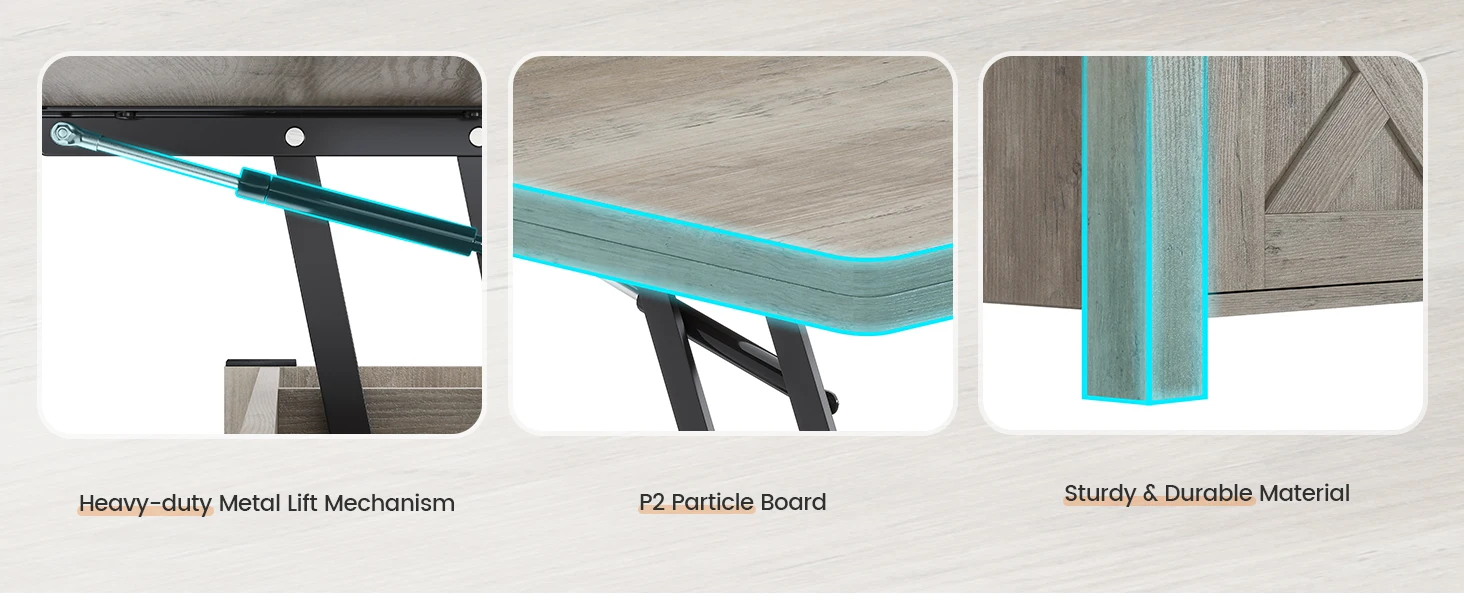 coffee table with storage