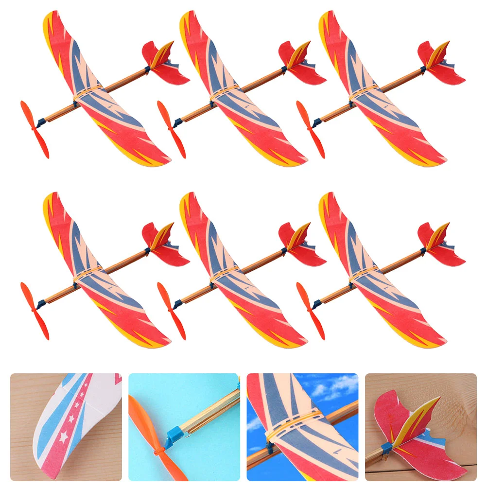 

Glider Airplane Planeflying Rubber Band Planes Kidsmodelfor Aeroplane Throwing Kid Powered Airplanes Hand Favors Party Bulk