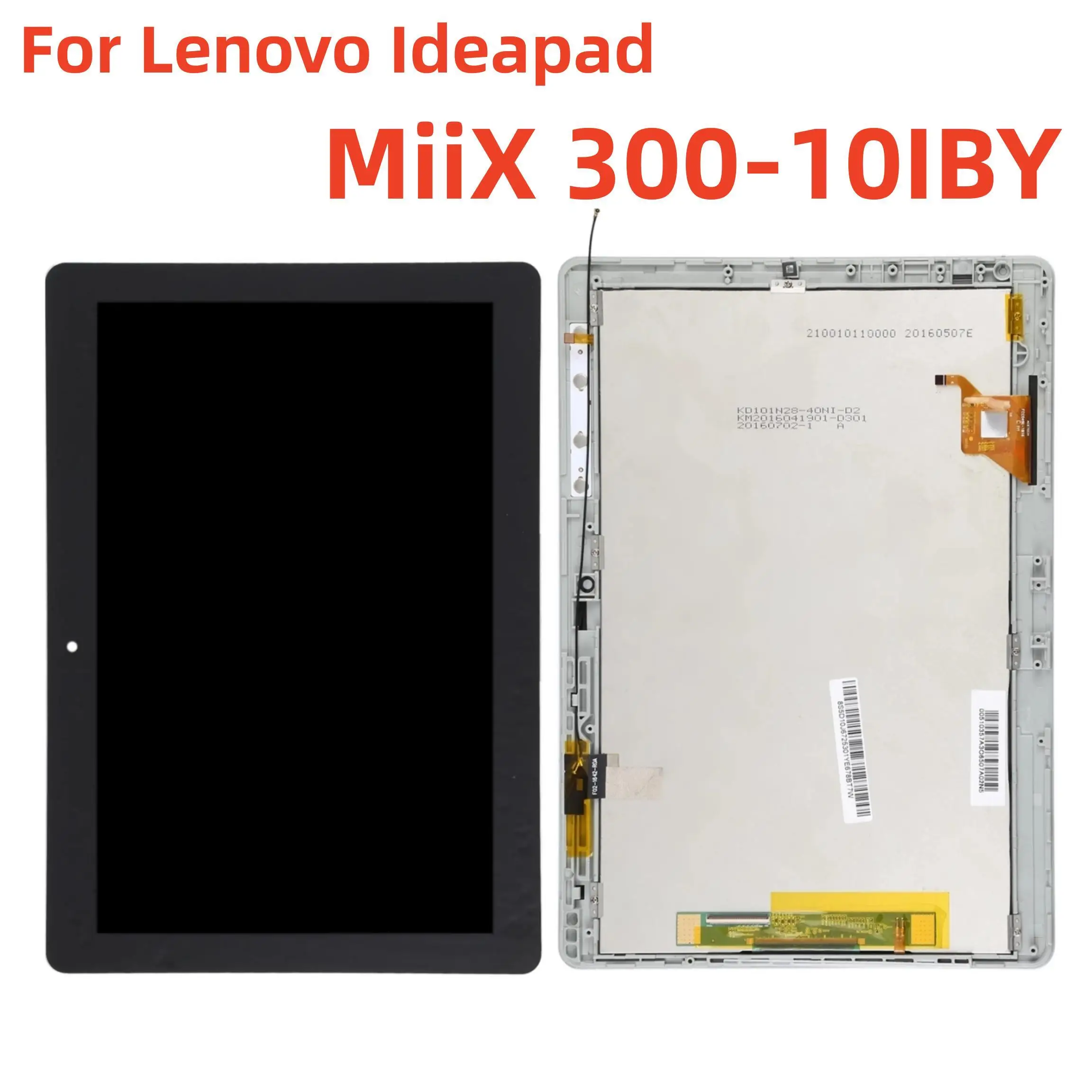 

10,1 "Новый ЖК-дисплей для Lenovo Ideapad MiiX 300-10IBY MiiX 300-10 MiiX 300 10 10IBY ЖК-дисплей сенсорный экран в сборе