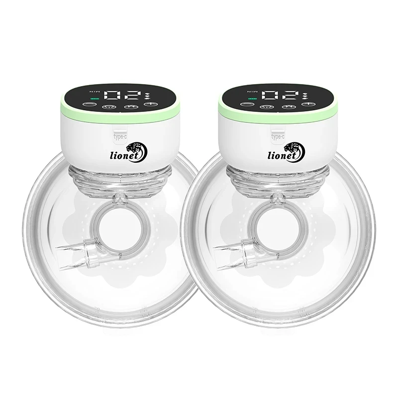 Wearable Breast Pump BPA-free Portable Electric Breast Pump Hands Free Low Noise Milk Collector Breastfeeding 2/1pcs