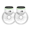 2/1pcs Wearable Breast Pump BPA-free Portable Electric Breast Pump Hands Free Low Noise Milk Collector for Breastfeeding 1